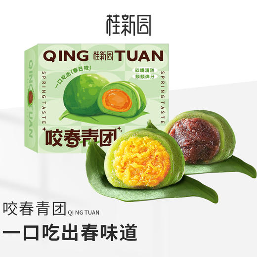 咬春青团（4粒装）-（蛋黄肉松+豆沙各2粒） 商品图0