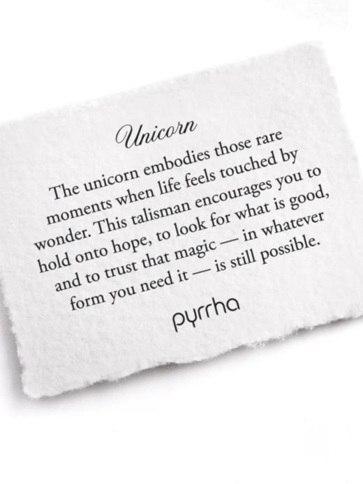 订购5周到｜Pyrrha-Unicorn-True-独角兽 深树莓色 项链［加拿大设计师］ 商品图2