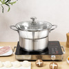 Debo德铂-德勒斯汤锅4L 汤、蒸、炸、煮、滤一锅Hold住全场（配玻璃锅盖、滤油网、蒸片） 商品缩略图1