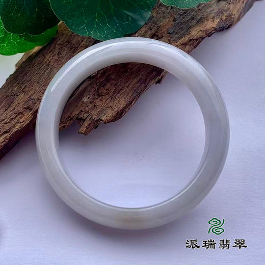 派瑞翡翠 翡翠手镯 糯种 白色 商品图1