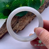 派瑞翡翠 翡翠手镯 糯种 白色 商品缩略图3