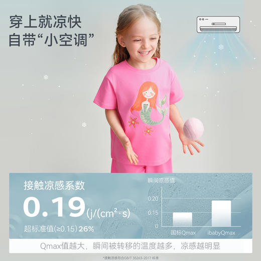 【2026春夏新品】ibaby×outlast太空科技恒温防叮咬凉凉速干短袖T恤 / 短裤 商品图2