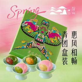 南京大牌档沙燕风筝青团低糖红豆/盐水鸭肉松/美龄粥山药/雨花茶馅两个装/整盒装