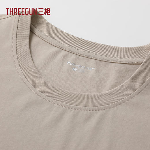 Threegun三枪 冰泉棉圆领短袖男衫-T20179A01 商品图2