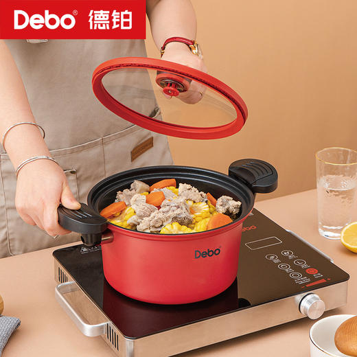 Debo德铂-苏非考斯微压锅3.5L 微压焖煮快且入味 商品图3