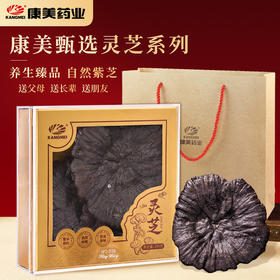 康美灵芝100g/盒礼盒 赤芝正宗安徽产地煲汤煮水泡茶滋补养生送礼