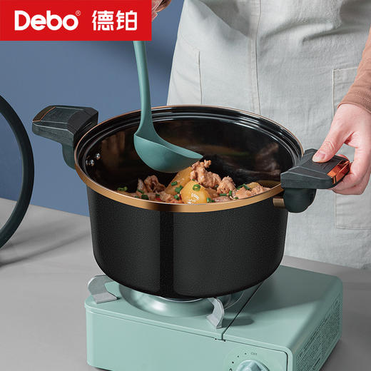 Debo德铂-嘉尼特温显微压锅4.2L搪瓷珐琅 华丽微压烹饪 商品图3