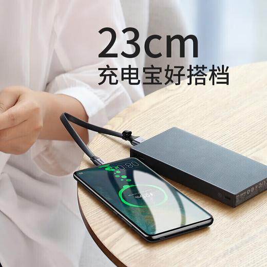 倍思 简捷HW 40W Type-C闪充数据线23cm短线 商品图3