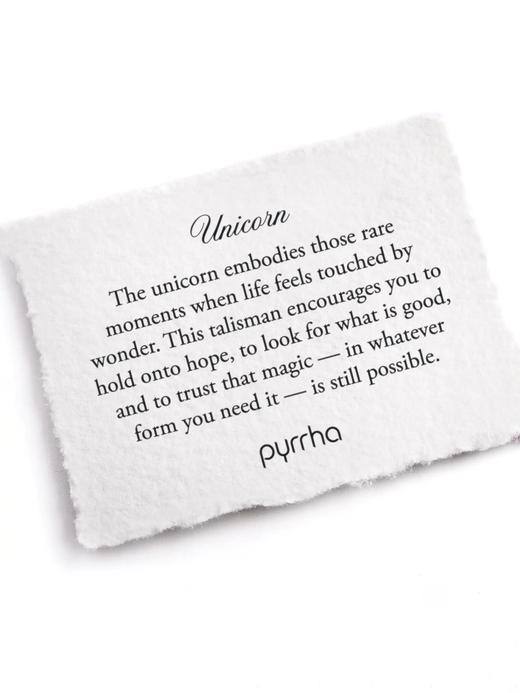 订购5周到｜Pyrrha-Unicorn-True-独角兽 地中海蓝 项链［加拿大设计师］ 商品图2