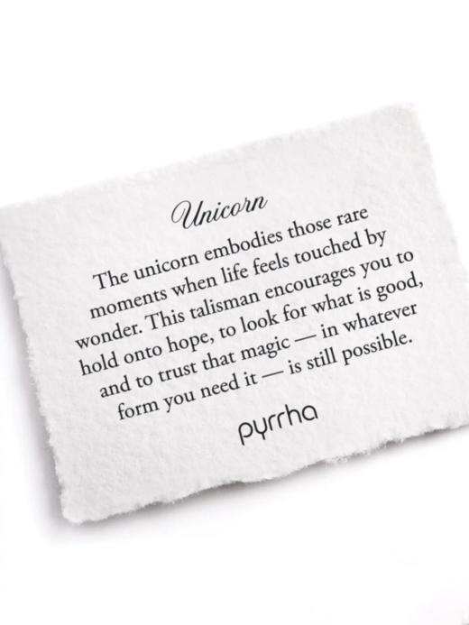 订购5周到｜Pyrrha-Unicorn Talisman-独角兽 紫罗兰 项链［加拿大设计师］ 商品图2