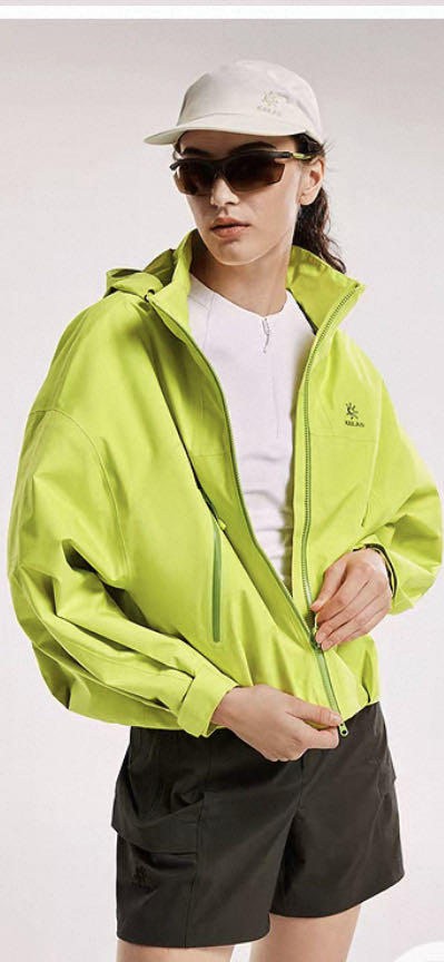 凯乐石KLS冲锋衣防风防水透汽短款户外运动登山徒步夹克外套女 商品图0