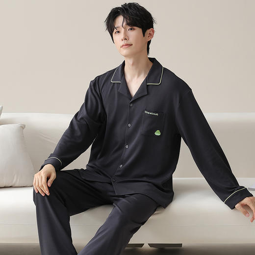 给先生的舒适感｜100% 棉男士睡衣 宽松透气抗起球ZXJJN2632 商品图3