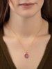 订购5周到｜Pyrrha-Unicorn-True-独角兽 深树莓色 项链［加拿大设计师］ 商品缩略图0