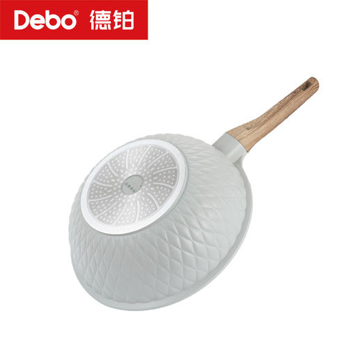 Debo德铂-切尔西奶锅 摩纳哥汤锅 富勒姆炒锅 持久不粘轻烟少油（配玻璃锅盖） 商品图9