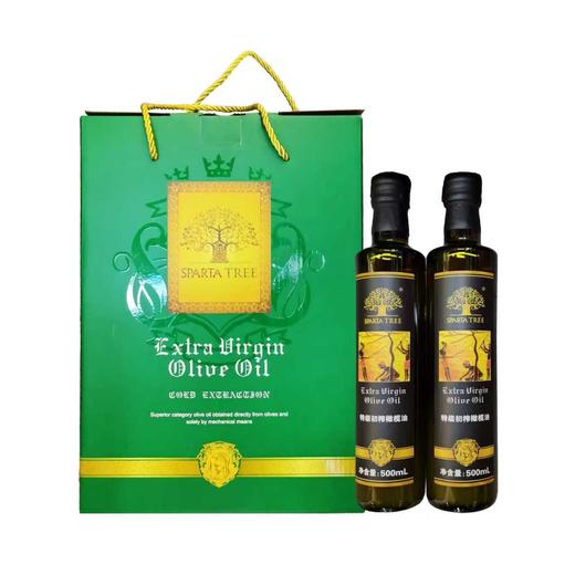 黄金树特级初榨橄榄油礼盒（500mlx2瓶） 商品图0