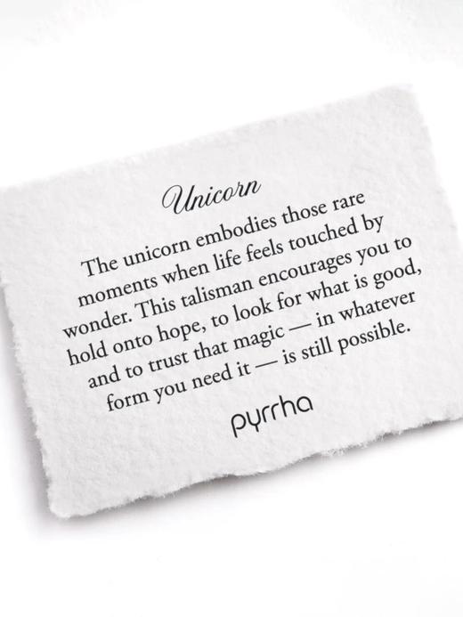 订购5周到｜Pyrrha-Unicorn-独角兽 黑色 项链［加拿大设计师］ 商品图2