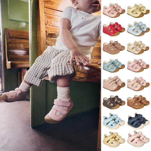 Bundgaard 26SS Petit夏凉鞋黄鼻子赤足学步鞋1-3岁丹麦兔子鞋 商品图0