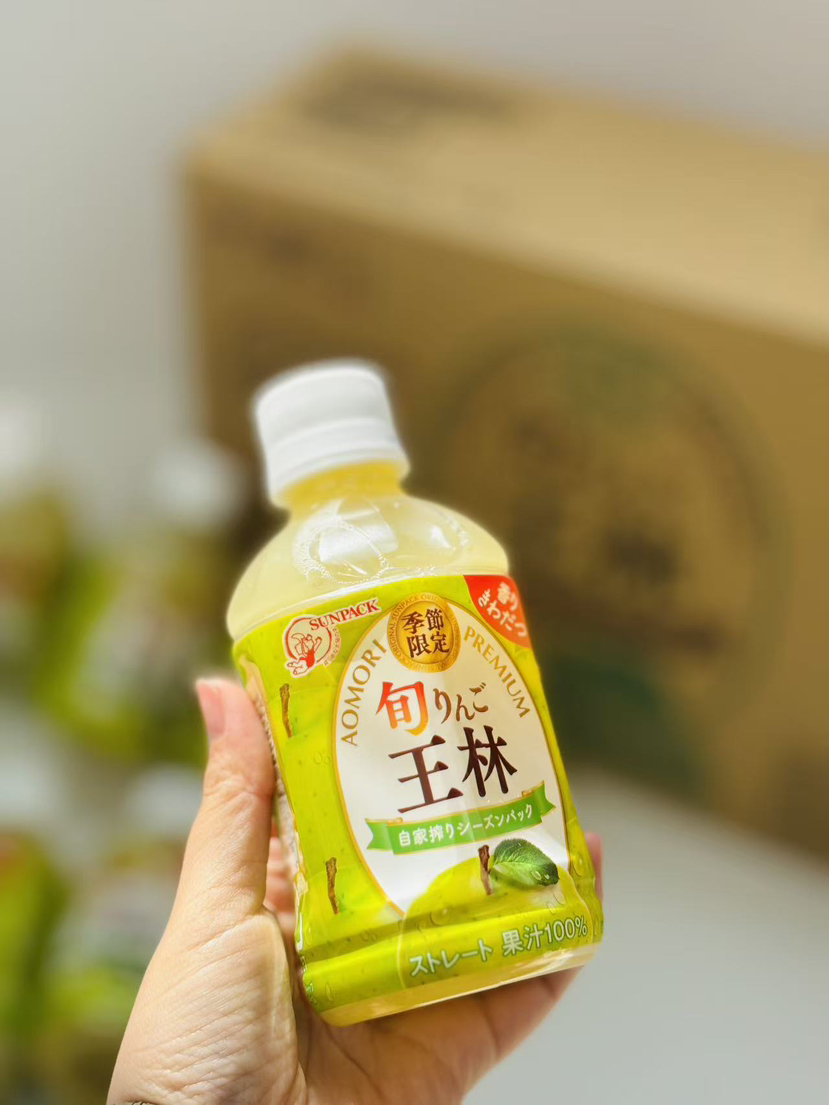 日本桑帕克（SUNPACK）王林绿苹果汁，浓郁的苹果香气，纯苹果自然甜，满满维C