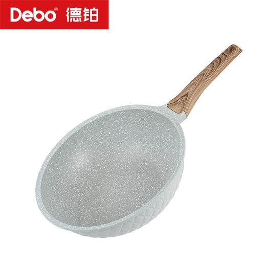 Debo德铂-切尔西奶锅 摩纳哥汤锅 富勒姆炒锅 持久不粘轻烟少油（配玻璃锅盖） 商品图7