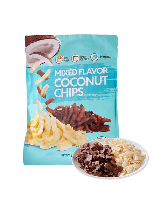 【自提】M 泰国进口 混合风味椰子脆片(果脯类)400g 商品图0