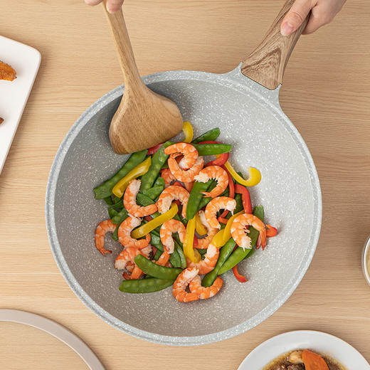 Debo德铂-切尔西奶锅 摩纳哥汤锅 富勒姆炒锅 持久不粘轻烟少油（配玻璃锅盖） 商品图5