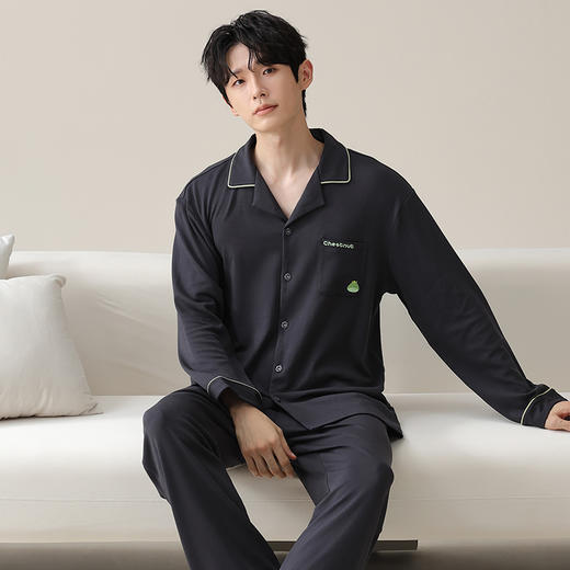 给先生的舒适感｜100% 棉男士睡衣 宽松透气抗起球ZXJJN2632 商品图2