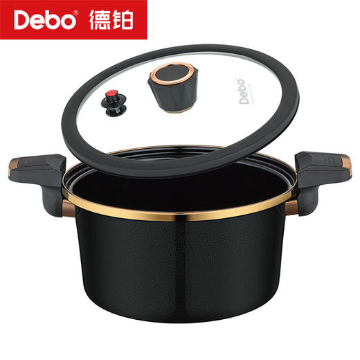 Debo德铂-嘉尼特温显微压锅4.2L搪瓷珐琅 华丽微压烹饪 商品图7