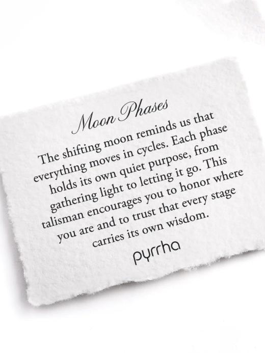 订购5周到｜Pyrrha-Moon Phases-月相 黑银 古巴链 项链［加拿大设计师］ 商品图3