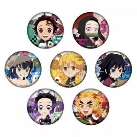 鬼灭之刃 街道漫步 Q版徽章 吧唧 7包/盒 谷子