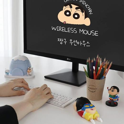 CRAYON SHINCHAN蜡笔小新超人可爱立体办公无线鼠标 商品图4