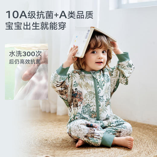 【2026春夏新品】ibaby×outlast太空科技恒温防出汗抑菌六层纱布分腿睡袋【建议室温20-24℃】 商品图5