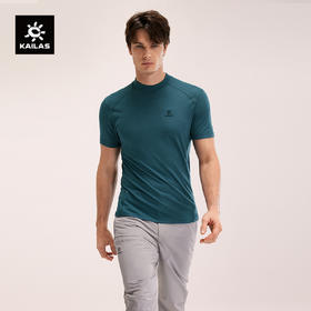 KAILAS凯乐石 XM1男款羊毛小高领短袖T恤 KG2617159