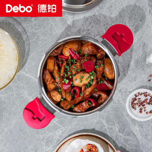 Debo德铂-汤普森高压锅4L 高压炖煮安全节能 商品图2