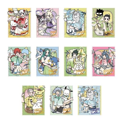 非人哉×三丽鸥家族联名 拍立得 全11种 10包/盒 国谷 商品图0