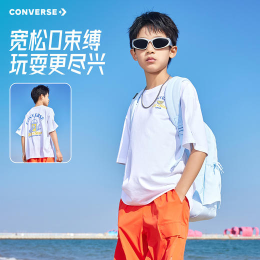 CONVERSE 夏 大童小童 儿童童装T恤 CNVN-TE-K203 商品图1