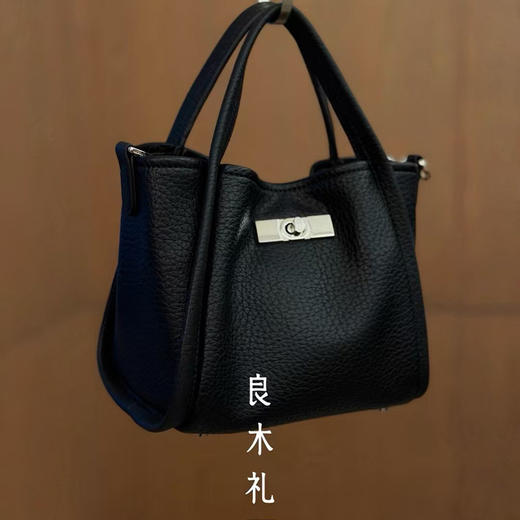 【不退不换】良木礼牛皮手提包（挂饰）(3174) 商品图0