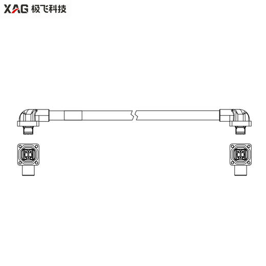 极飞 P120 M3/M4 电调供电&通讯线 农机配件 商品图0