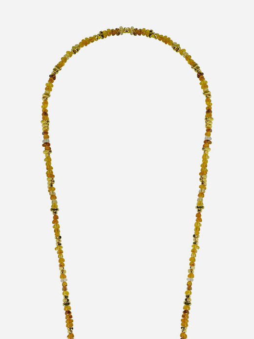 订购14周到｜La Coque Française-LIVIYA-琥珀色 串珠 长款 手机链［法国设计师］ 商品图1