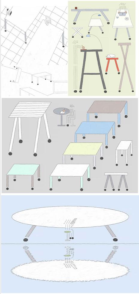 成都丨ififnoifo丨《需要桌子》复制画 商品图0