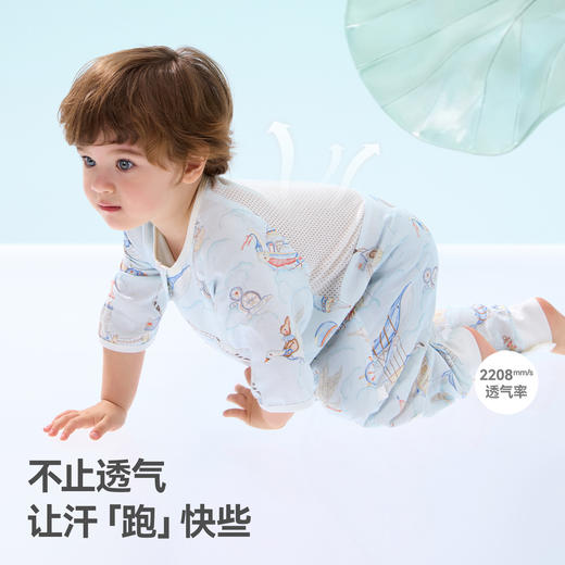 【孕味秒杀专属】贝肽斯[凉荷]2.0婴儿睡袋薄款春夏季纱布宝宝儿童分腿防踢被四季通用 商品图7