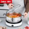 Debo德铂-莱纳汤蒸锅4L 蒸煮两用 不挑炉灶（配玻璃锅盖、蒸格） 商品缩略图3