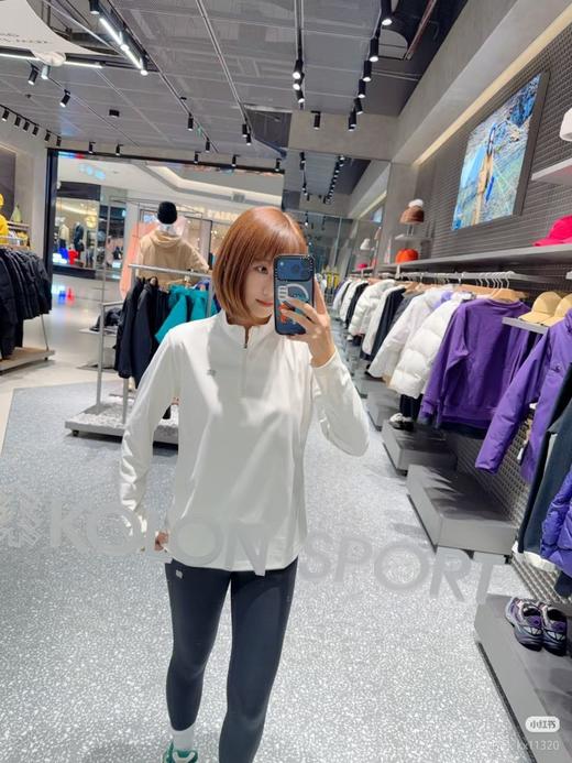 小树家KL户外休闲女士长袖弹力,半拉链 户 外&日常双场景百搭 商品图1