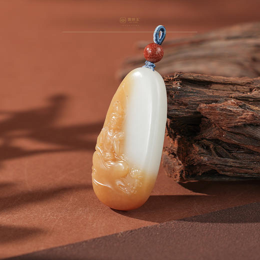 【大悟】糖羊脂玉观音牌 商品图1