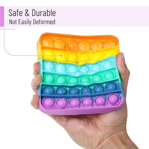 【圆形2个】泡泡解压玩具 戳戳乐益智硅胶思维训练玩具 商品图2