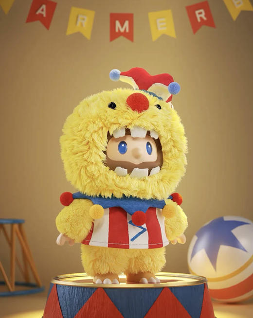 FARMER BOB 小象兽/粉象兽/小丑兽/鼠鼠厨师/菠萝兽BOB-搪胶毛绒公仔 商品图2