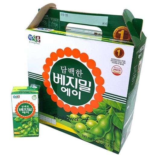 正食品贝吉米尔A豆奶(190mlx16)정식품 베지에이 두유 商品图0