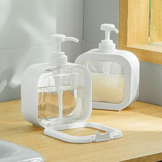 【1个装】美国 挤压式分装瓶 厨房浴室清洁液体用瓶 容器分装300ml 白色 商品图5