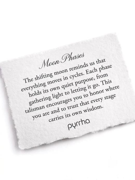 订购5周到｜Pyrrha-Moon Phases-月相 14K金 黑色 项链［加拿大设计师］ 商品图1