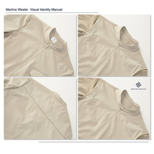 MartineWester 男款羽弦拉链小立领外套11075052 定制solotex面料，挺括有型 商品图4