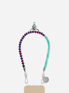 订购14周到｜La Coque Française-MARIANA-蓝色 红色 绿色 串珠 短款 手机链［法国设计师］